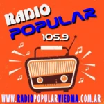 radio popular android application logo